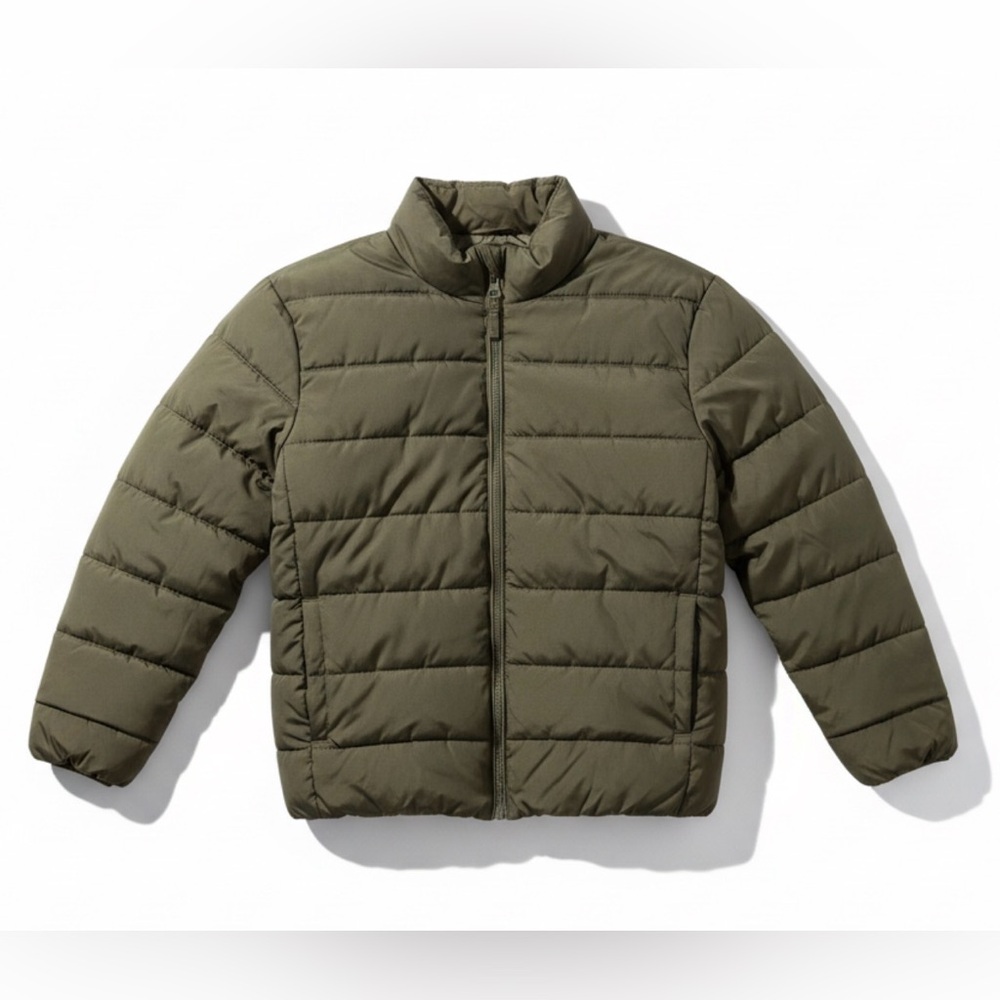 Children place Olive Green &Black Puffer Jacket’s $20 for both Jacket’s
